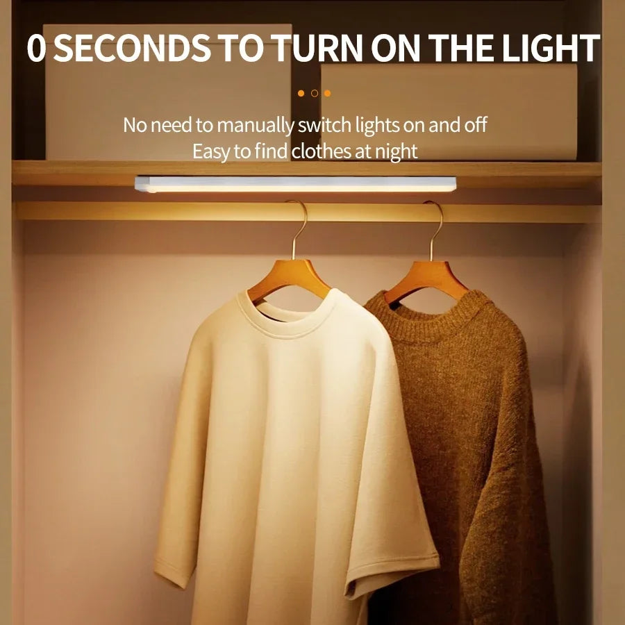 Wireless LED Motion Sensor Night Light USB Rechargeable Lamp Motion Sensor Night Light PLUSH