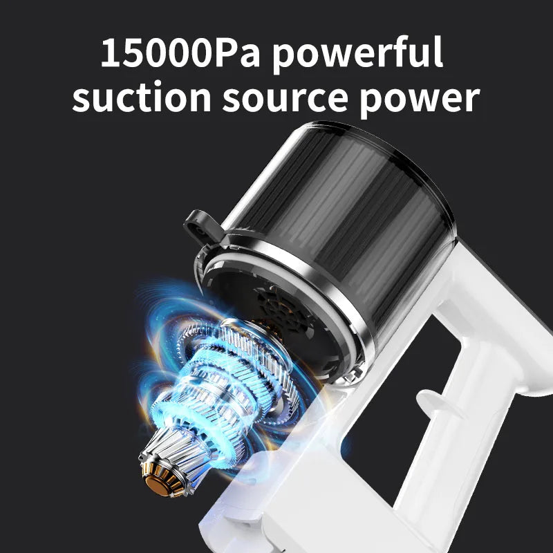 Cordless Stick Vacuum 15000Pa LED Display | Floor, Carpet & Pet Cordless Stick Vacuum PLUSH