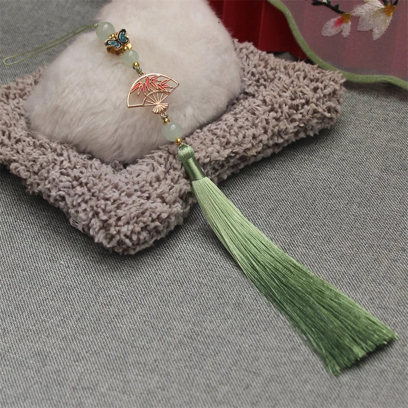 Hanfu Tassel Decoration – Antique Fan Cheongsam Trim | 30cm Garment Tassel Trim PLUSH style 19
