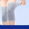 Breathable Non-Slip Knee Sleeves 1 Pair – Sports & Work Knee Sleeve PLUSH Gray