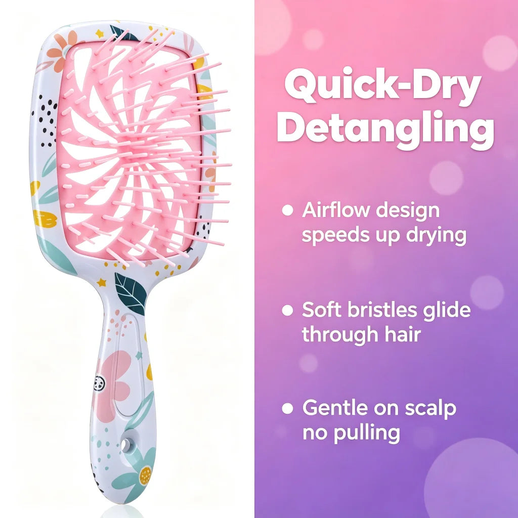 5-in-1 Hair Styling Kit – Spray Bottle, Comb & Brush Set Hair Styling Kit PLUSH