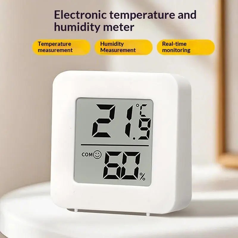 Mini LCD Digital Hygrometer – Indoor Temp & Humidity Gauge Digital Hygrometer PLUSH