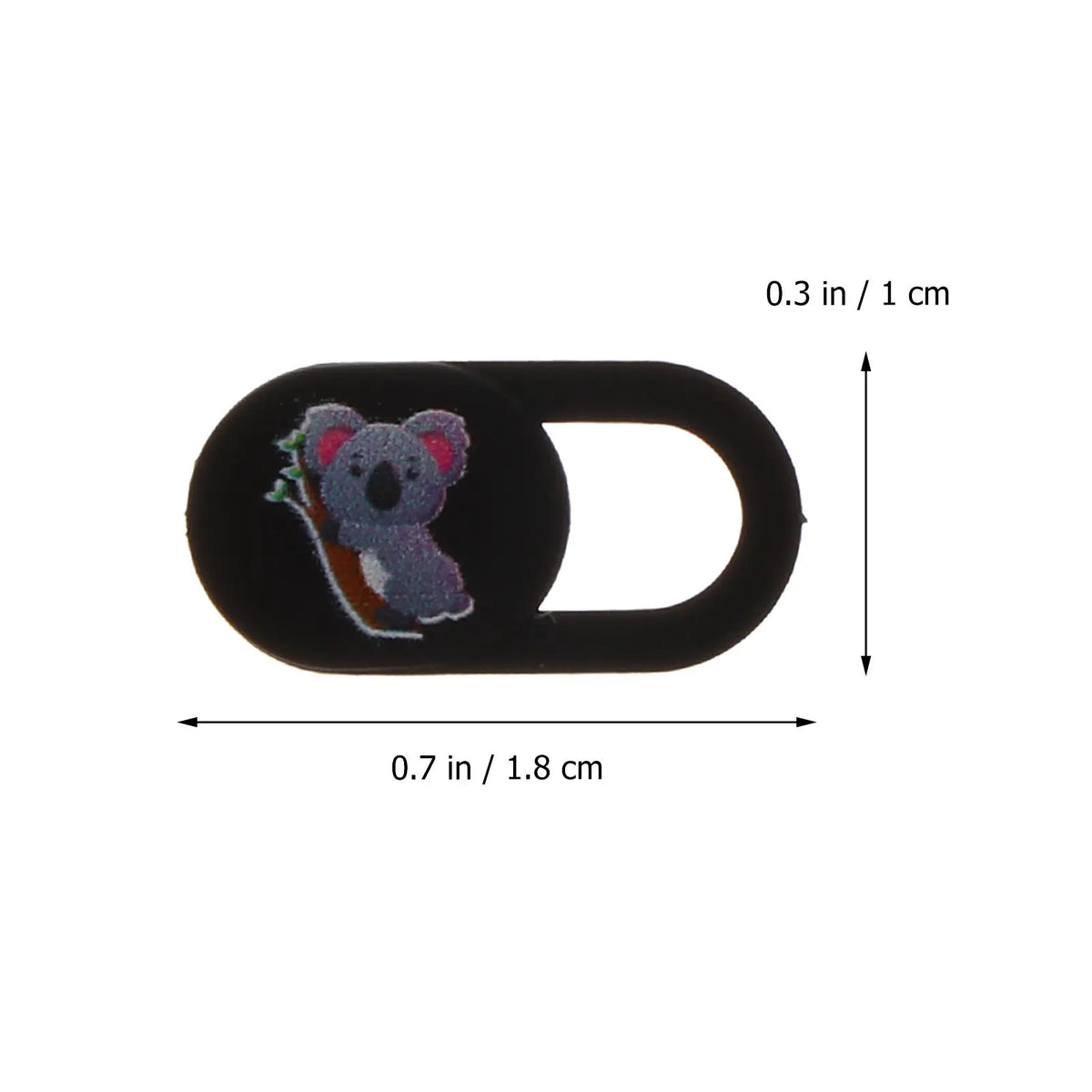 Webcam Cover Slide 3-Pack | Privacy Camera Blocker for Laptop Webcam Privacy Cover PLUSH Black