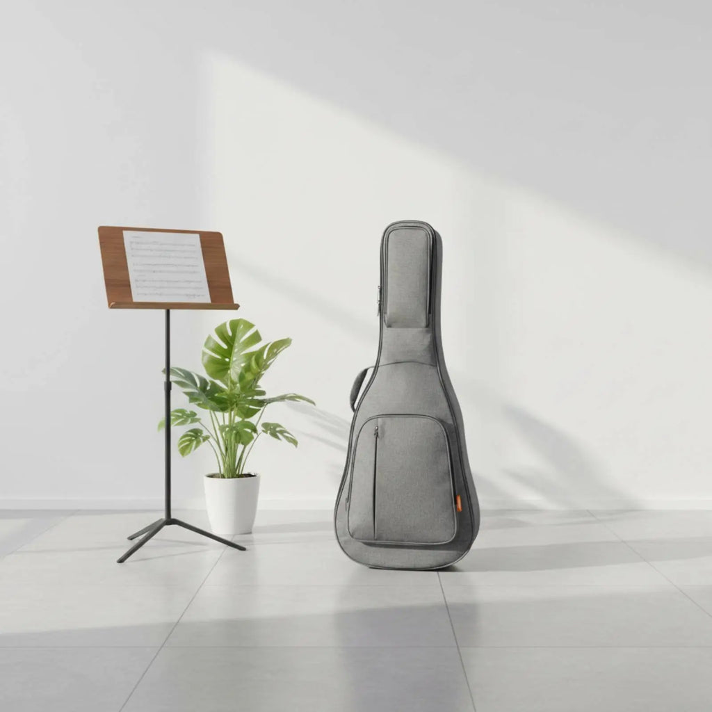 Padded Guitar Backpack Case | Fits 36–41" Acoustic Guitars Guitar Gig Bag PLUSH