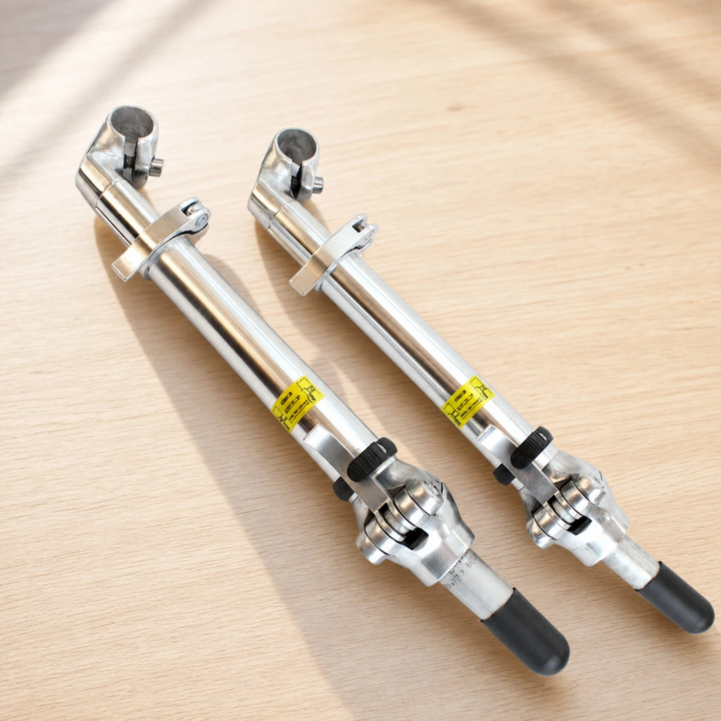 Folding Bike Stem Goose-Neck Adjustable | Aluminum Alloy Folding Bike Stem PLUSH