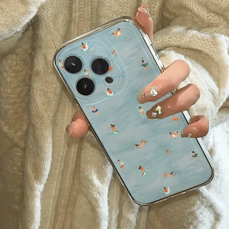 Summer Pool Samsung Galaxy S22–S26 Phone Case | Cartoon Cover Phone Case Cover PLUSH
