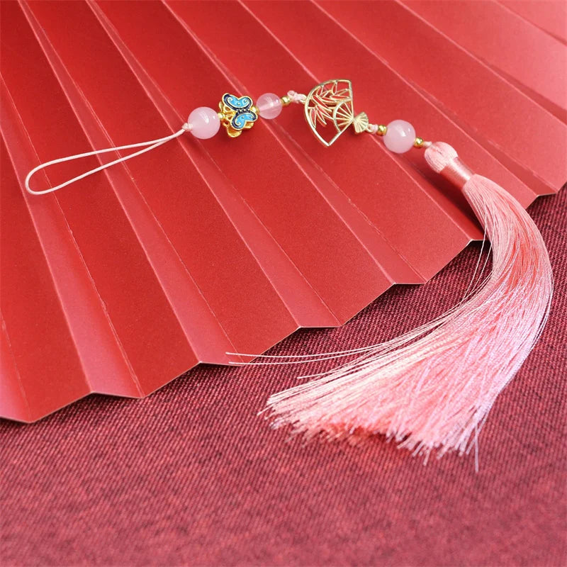 Hanfu Tassel Decoration – Antique Fan Cheongsam Trim | 30cm Garment Tassel Trim PLUSH