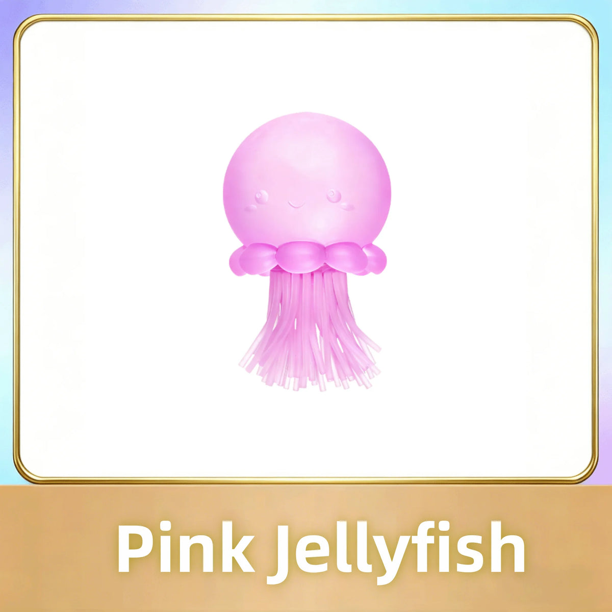 Jellyfish Squishy Sensory Toy – Slow Rebound Squeeze Fidget Ball Squishy Fidget Toy PLUSH Pink Color