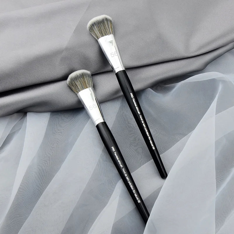 PLUSH PRO #56 Domed Foundation Brush – Soft Vegan Synthetic Foundation Makeup Brush PLUSH