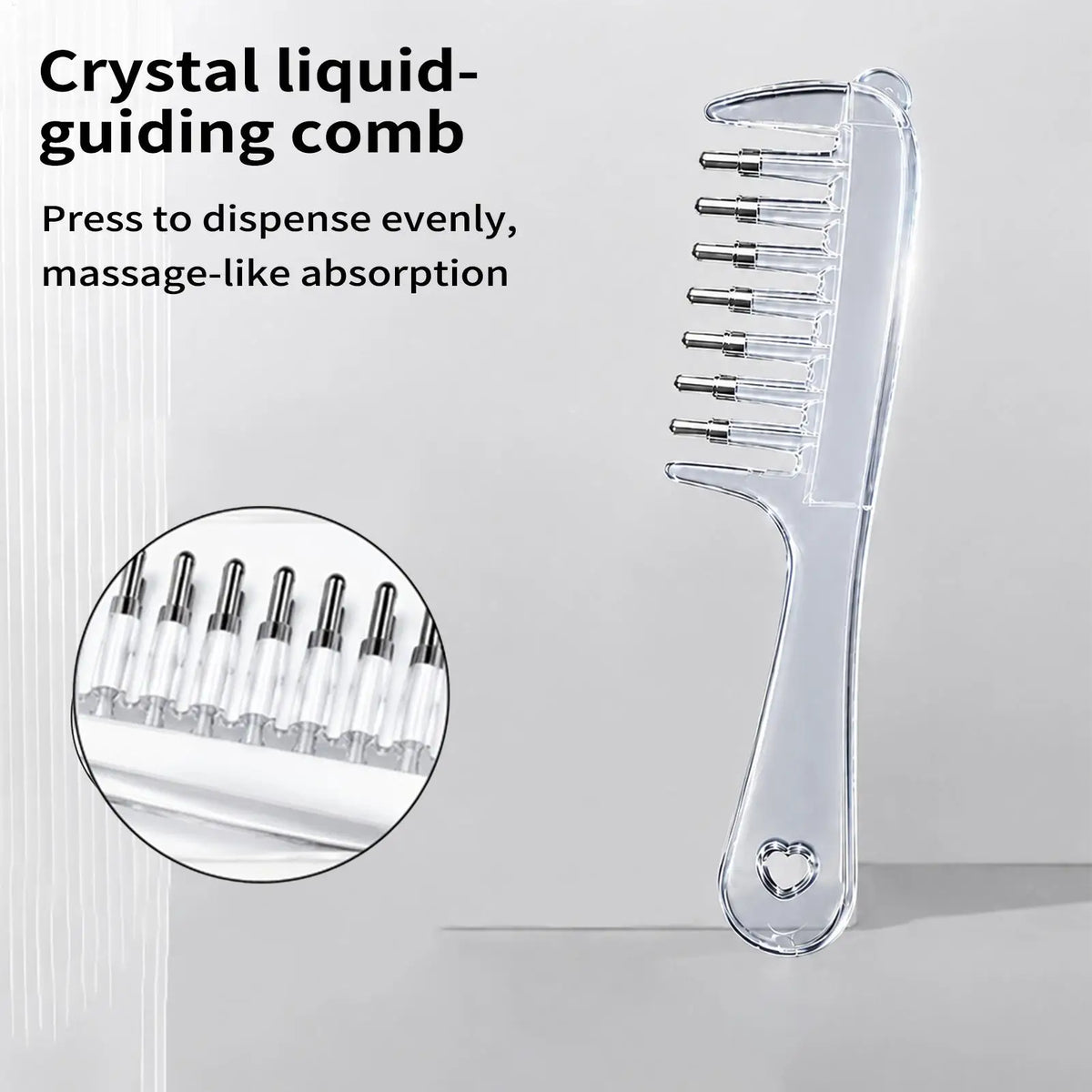 Scalp Oil Applicator Comb – Portable Anti-Static Hair Nourisher Scalp Oil Applicator PLUSH
