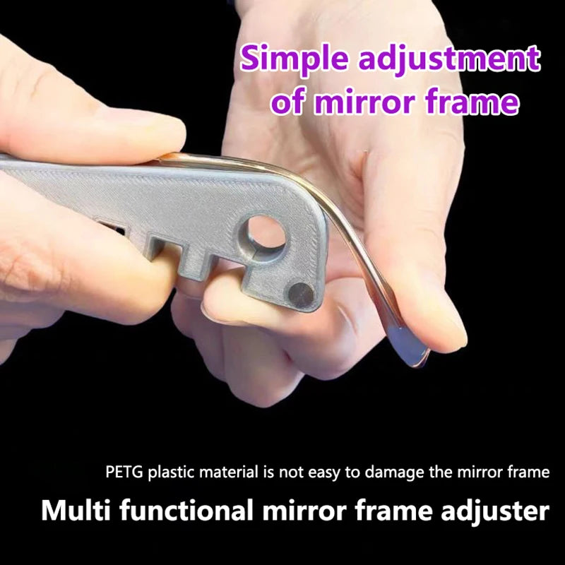 Eyeglasses Frame Repair Plier – Multi-Function Adjusting Tool Eyewear Repair Tool PLUSH silver