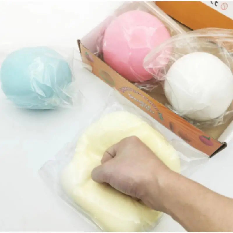 Mochi Taba Squishy 10cm Cheese Ball – Extra Large Soft Toy Squishy Novelty Toy PLUSH A3 Yellow