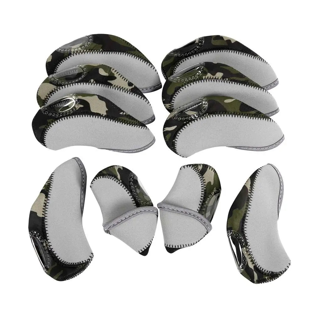Golf Iron Head Covers Set 10pcs – Protective Club Headcovers Golf Head Covers PLUSH