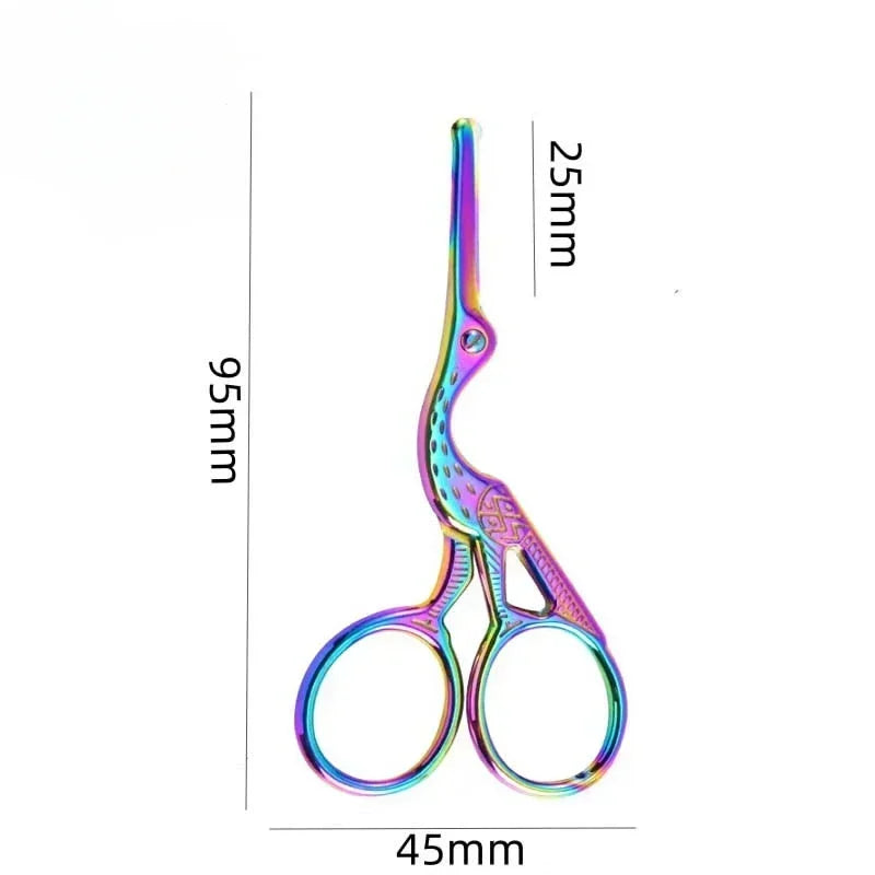 Round Tip Grooming Scissors – Nose, Eyebrow & Beard Trimmer Grooming Scissors PLUSH Colorful