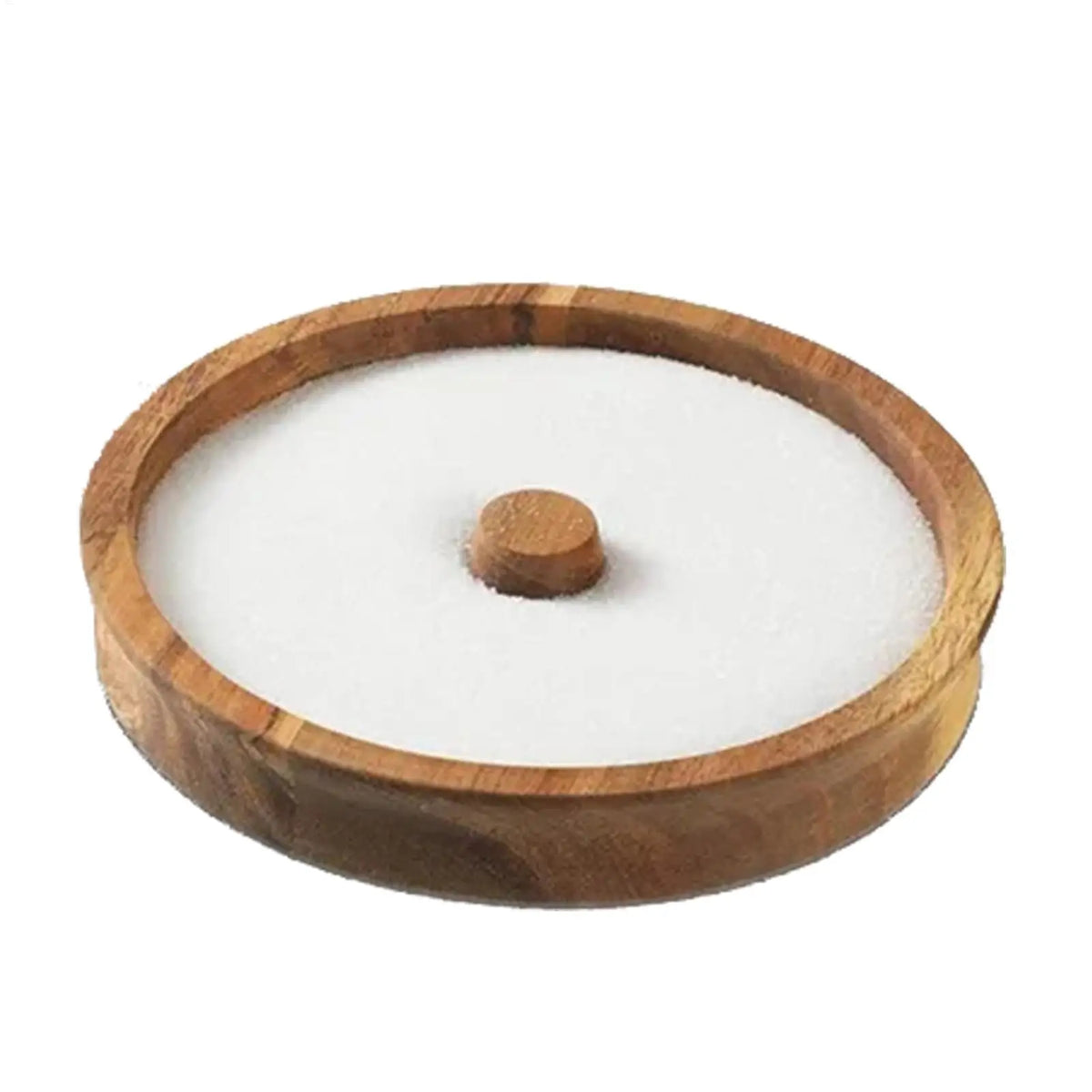 Wooden Margarita Salt & Sugar Rimmer Dish | Bar Accessory Cocktail Rimmer Dish PLUSH