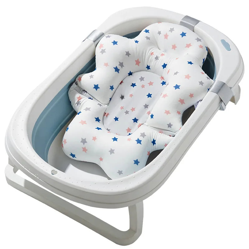 Foldable Baby Bath Support Pad – Newborn Bathing Hammock Baby Bath Hammock PLUSH