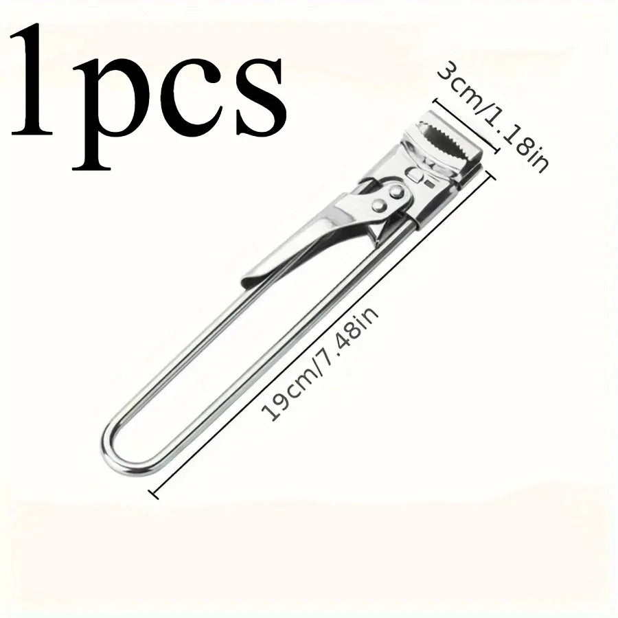 Adjustable Multi-Function Jar & Bottle Opener – Stainless Steel Jar & Bottle Opener PLUSH 1Pcs
