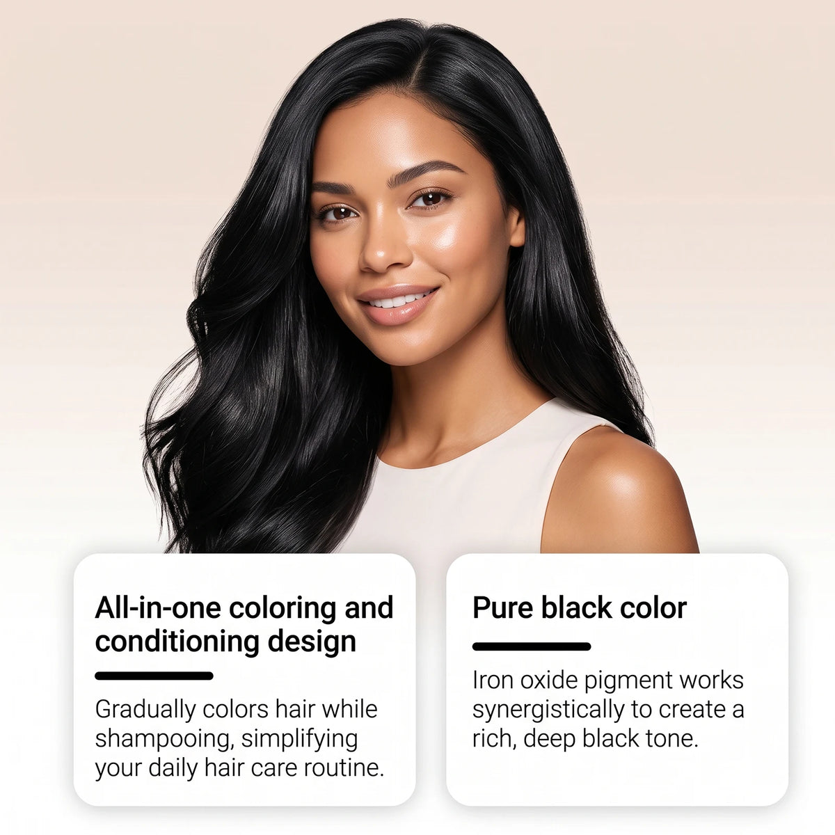 3-in-1 Semi-Permanent Hair Color Shampoo | Botanical Dye Hair Color Shampoo PLUSH