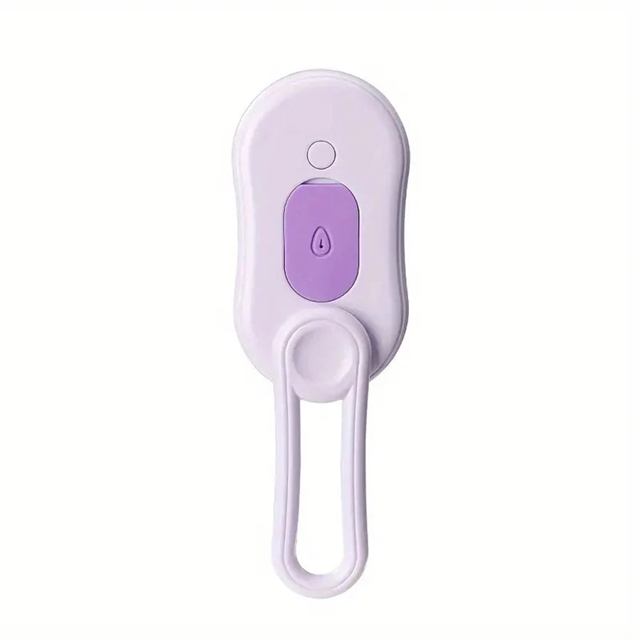 Foldable Pet Grooming Brush – Silicone Bristles Cats & Dogs Pet Grooming Brush PLUSH PURPLE