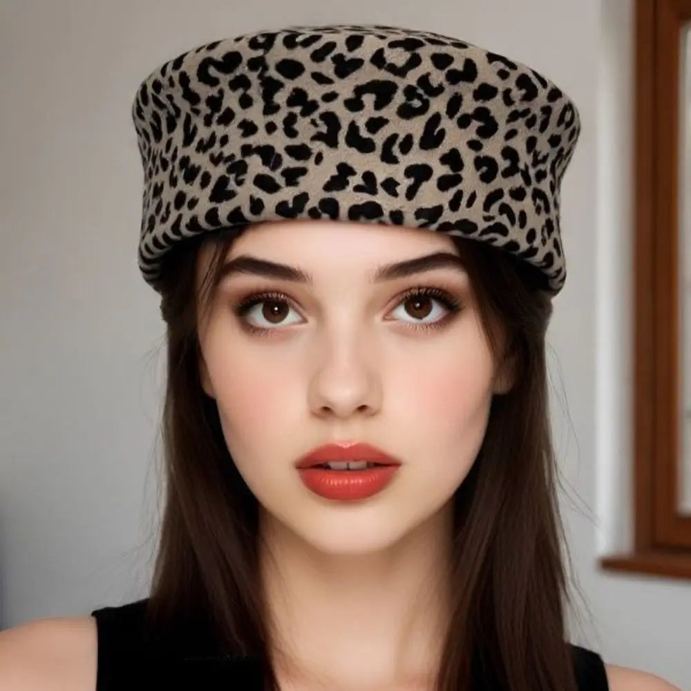 French Pillbox Beret Hat – Vintage Flat Cap for Women & Men Pillbox Beret Hat PLUSH