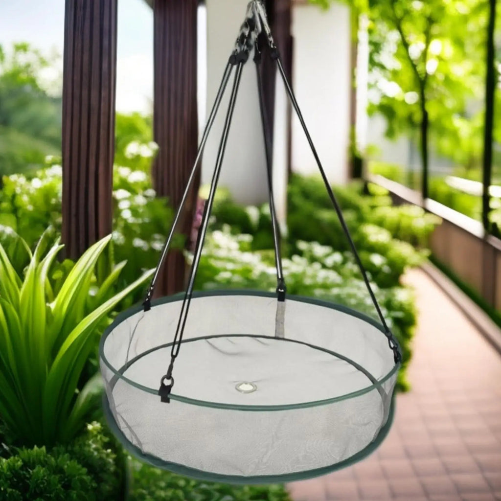 Bird Feeder Tray & Seed Catcher with Hanging Chain | Outdoor Bird Feeder Tray PLUSH