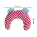 U-Shaped Pet Calming Pillow – Soft Plush Dog & Cat Support Pet Calming Pillow PLUSH Hot Pinks