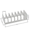 Clear Acrylic CD Rack Holder – Holds Up to 14 CD Cases CD Storage Rack PLUSH 1pcs