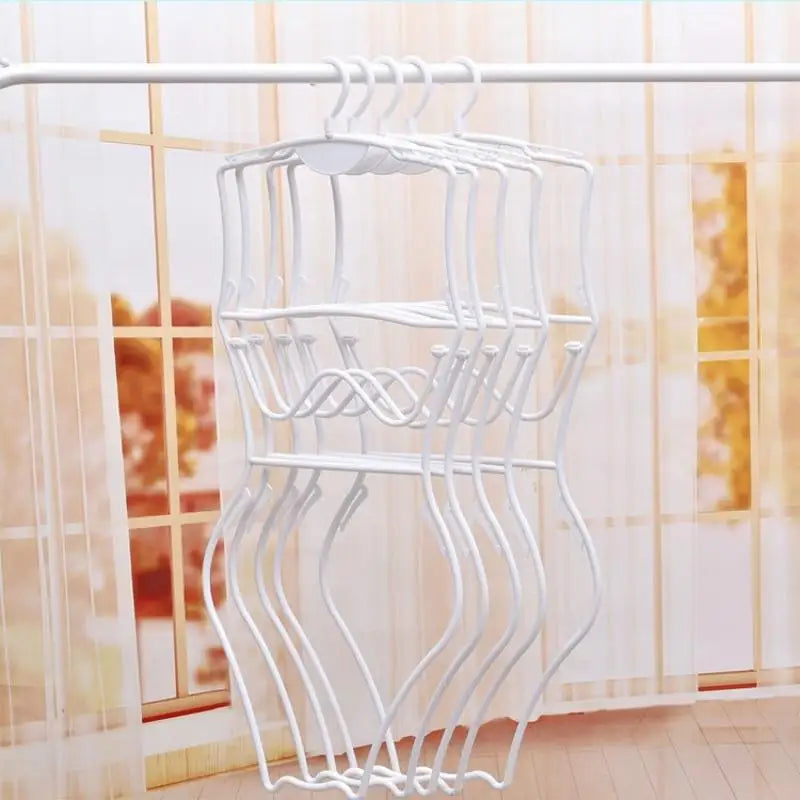 Foldable Swimsuit Hanger & Lingerie Organizer | Space Saver Clothing Hanger Organizer PLUSH