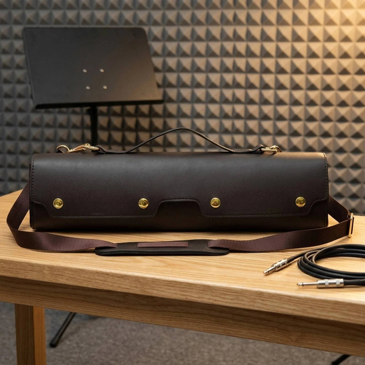 Slim Flute Bag with Shoulder Strap – Water Resistant Case Instrument Carrying Bag PLUSH