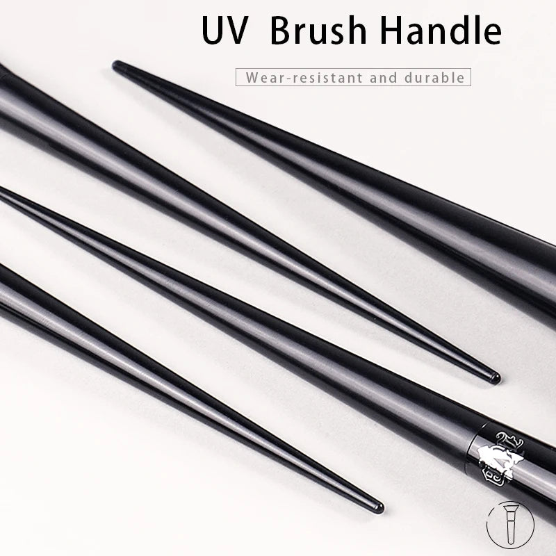 KVD No. 25 Blush Brush – Soft Synthetic Hair Black Handle Makeup Blush Brush PLUSH