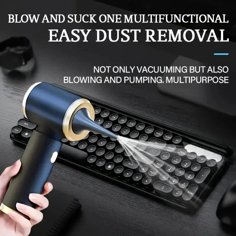 Mini 3-in-1 Portable Vacuum Cleaner – Car & Home Use Handheld Vacuum Cleaner PLUSH