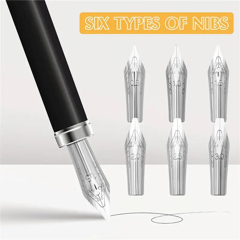 30pcs Stainless Steel Dip Pen Nibs – Calligraphy & Writing Set Dip Pen Nibs Set PLUSH