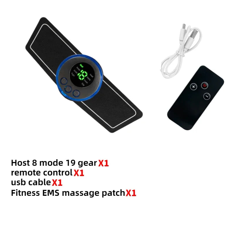 Wireless EMS Muscle Stimulator – Hip & Ab Toning Massager EMS Muscle Stimulator PLUSH A USB Type-C