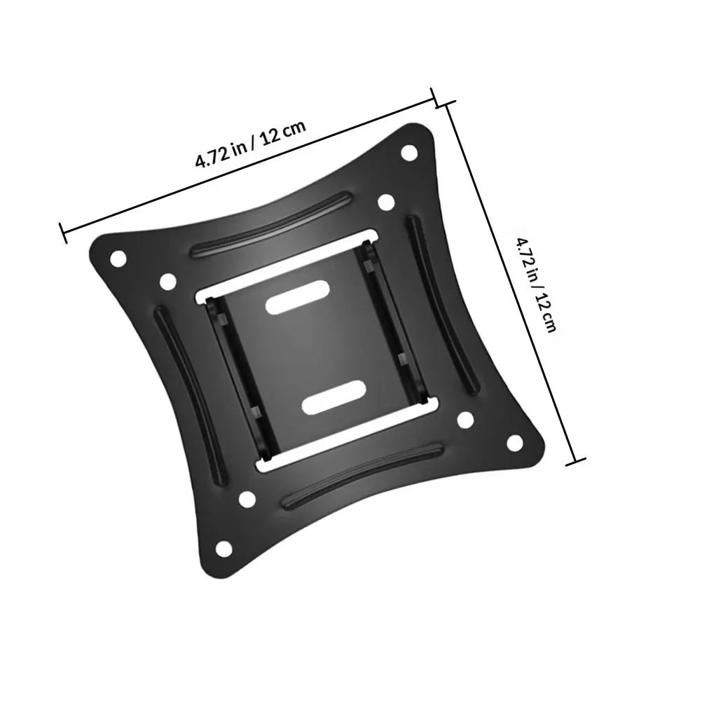 Adjustable TV & Monitor Wall Mount – Tilt Swivel Black Monitor Wall Mount PLUSH