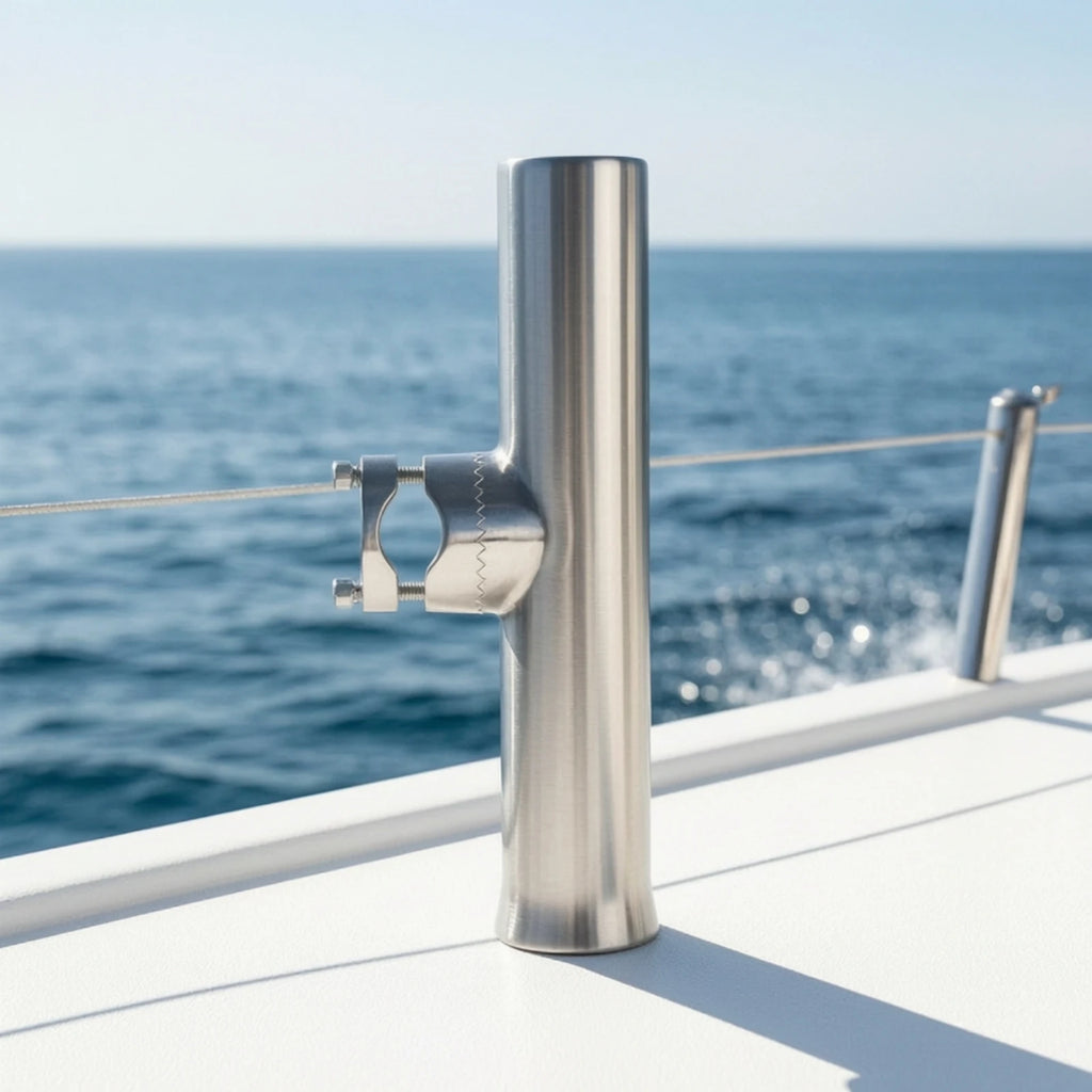 Heavy-Duty Clamp-On Boat Rod Holder | Marine Grade Boat Rod Holder PLUSH
