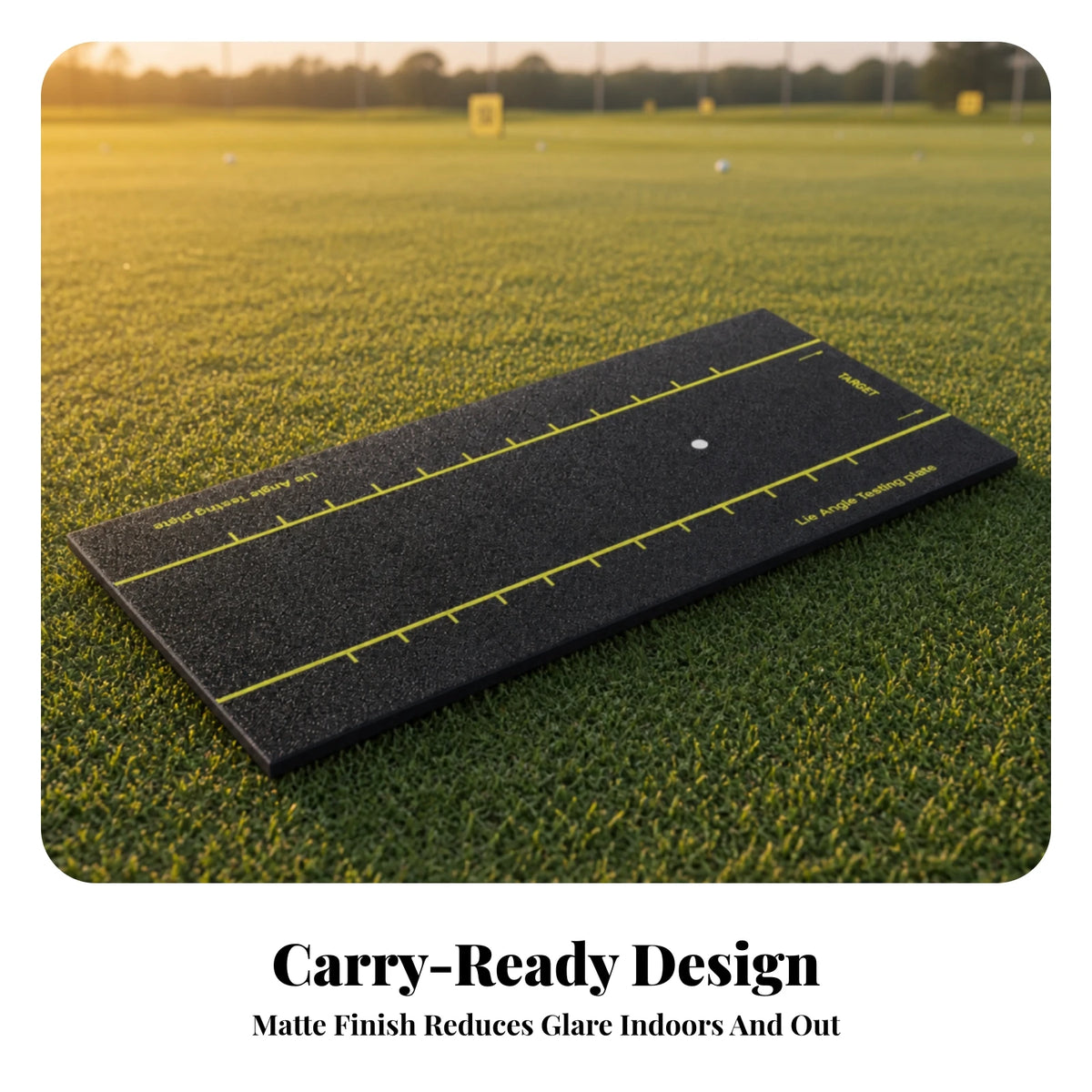 Golf Swing Angle Training Board with Alignment Lines Golf Training Aid PLUSH