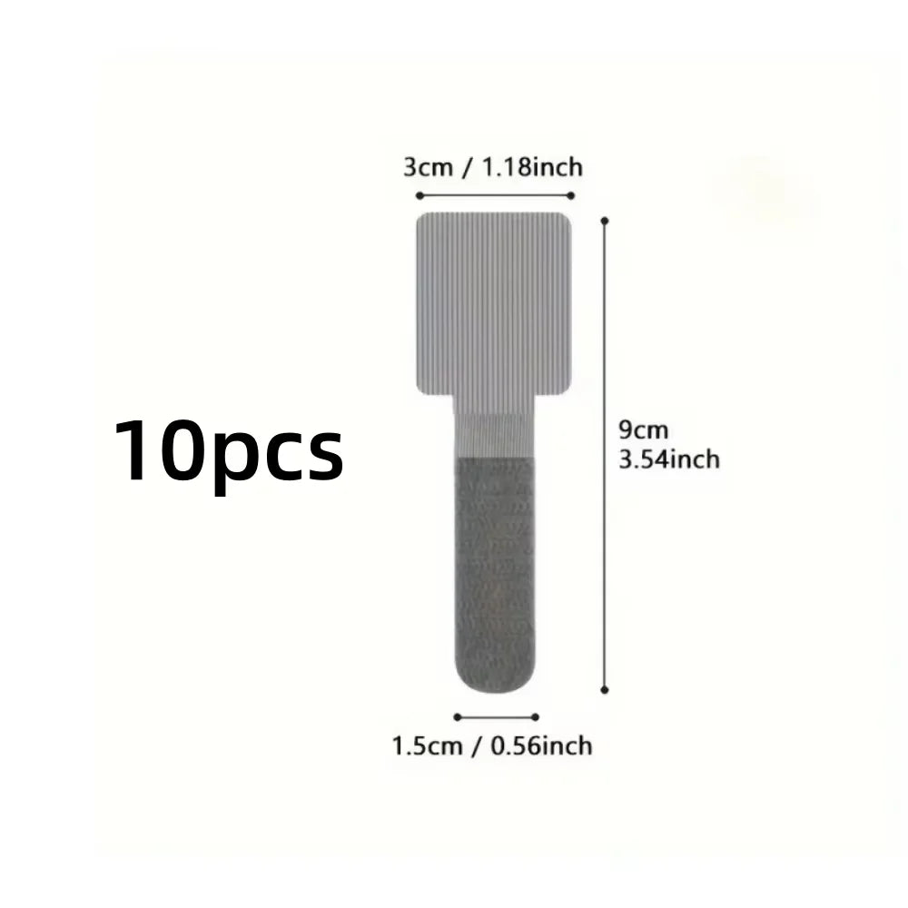 10pcs Self-Adhesive Cable Organizer Clips | Wire Management Cable Organizer Clips PLUSH c-Grey-10pcs