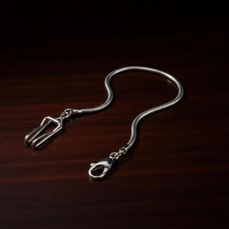 37cm Iron Pocket Watch Chain – Unisex Vintage Waist Chain Pocket Watch Chain PLUSH