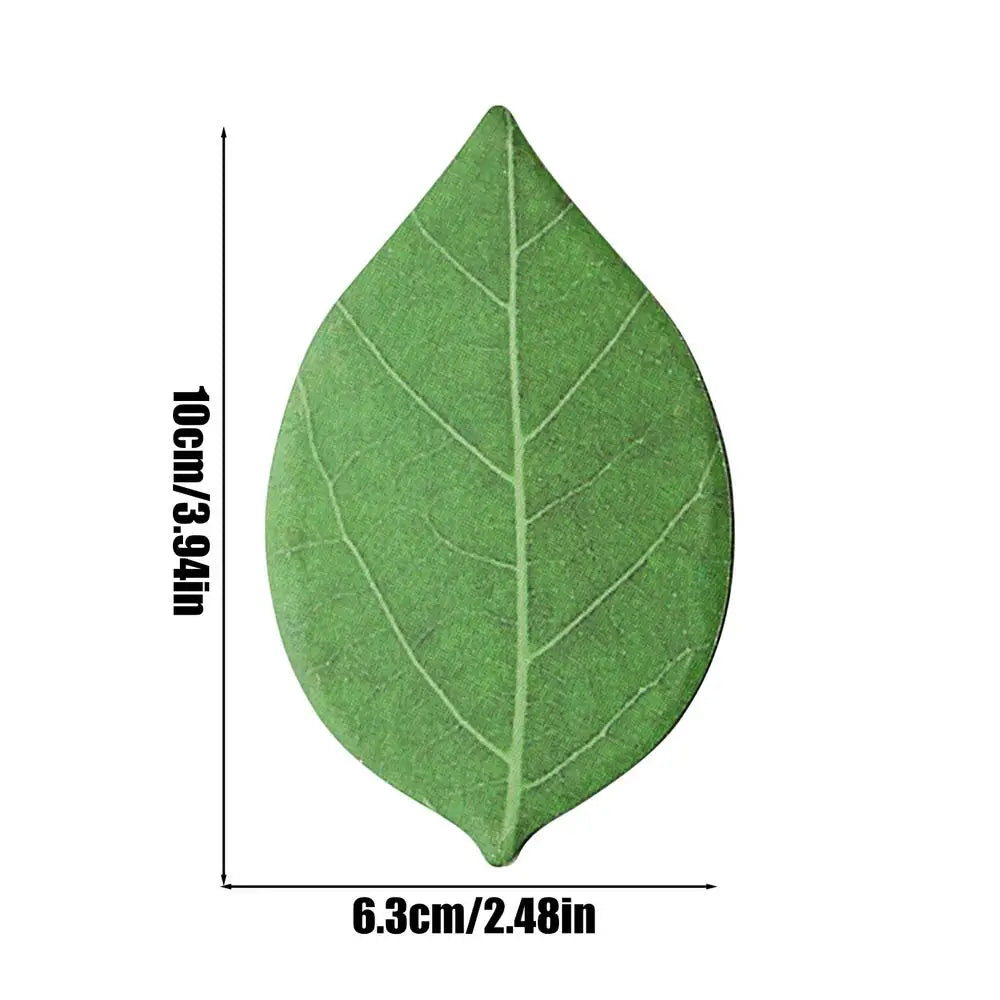 Leaf Shaped Sticky Notes – 6 Colors, 150 Sheets DIY Decor Shaped Sticky Notes PLUSH 6Pcs