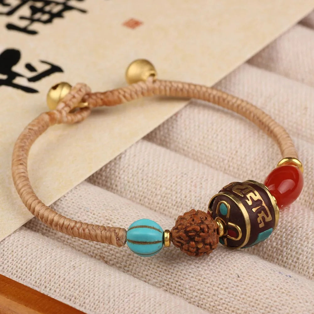 Tibetan Bohemian Beaded Bracelet – Colorful Ethnic Vintage Style Beaded Bracelet PLUSH Style 8