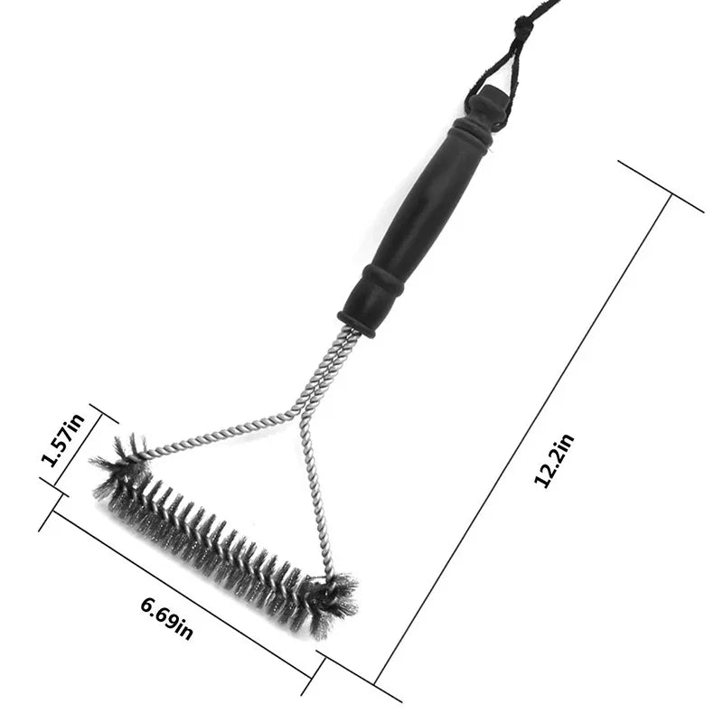 Stainless Steel BBQ Grill Brush – Non-Stick Cleaning Tool BBQ Grill Brush PLUSH
