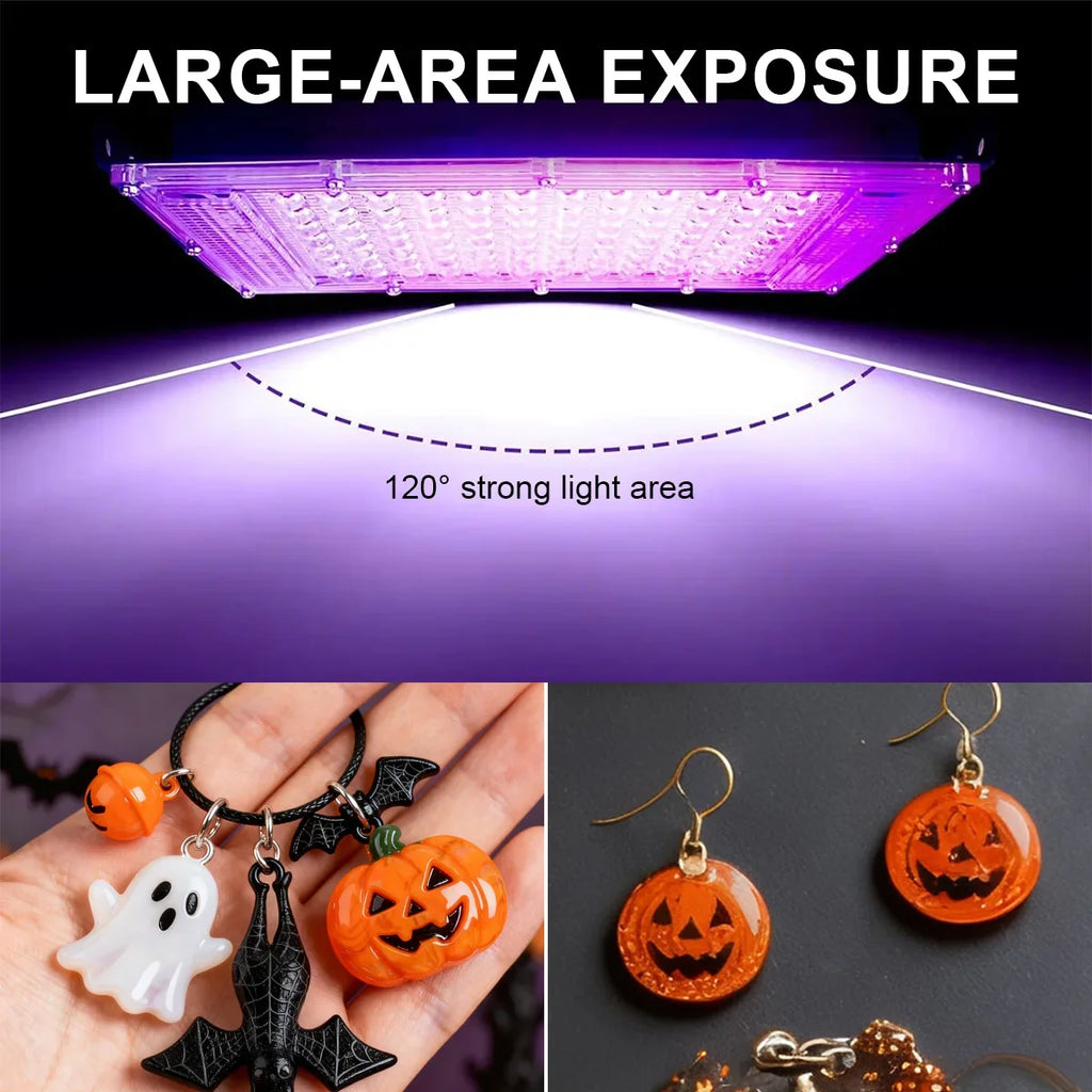 UV Resin Curing Light Box 50/96/144 LED – Epoxy & Jewelry DIY UV Resin Curing Box PLUSH
