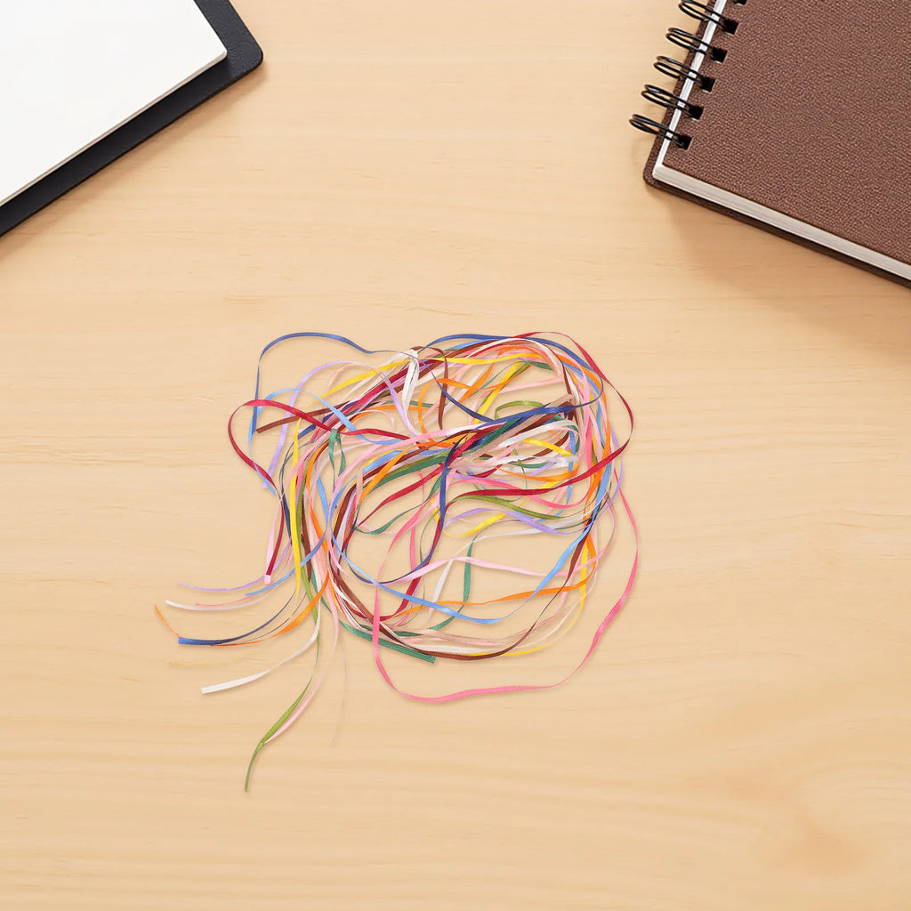 15pcs Colorful Bookmark Tassel Ribbon Straps – DIY Page Markers Bookmark Tassel Ribbons PLUSH