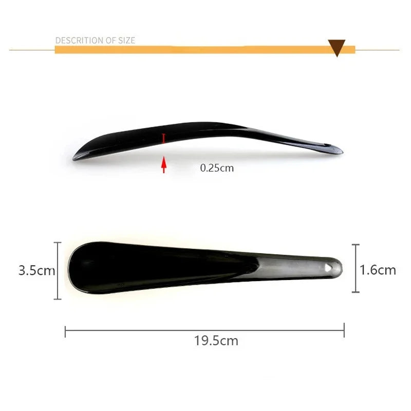 Lightweight Plastic Long Handle Shoehorn – Travel Shoe Horn Shoe Horn PLUSH