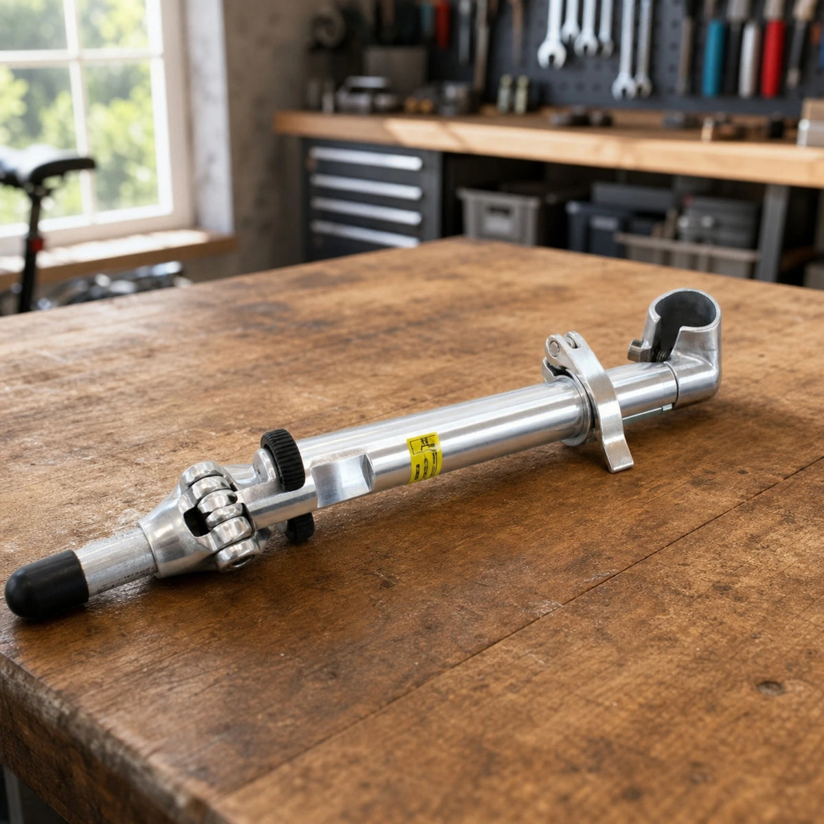 Folding Bike Stem Goose-Neck Adjustable | Aluminum Alloy Folding Bike Stem PLUSH