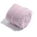 5m Frayed Edge Chiffon Satin Ribbon 4cm – Wedding & Gift DIY Craft Ribbon PLUSH Light Purple 4cm 5meters