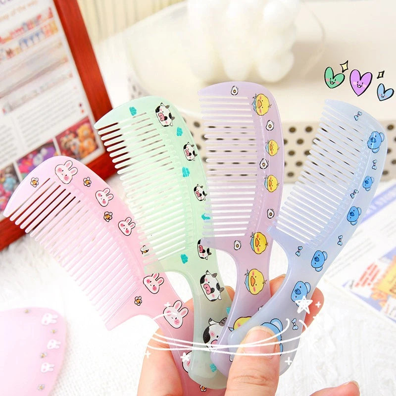 Cute Cartoon Animal Kids Hair Comb – Portable Scalp Massage Kids Hair Comb PLUSH