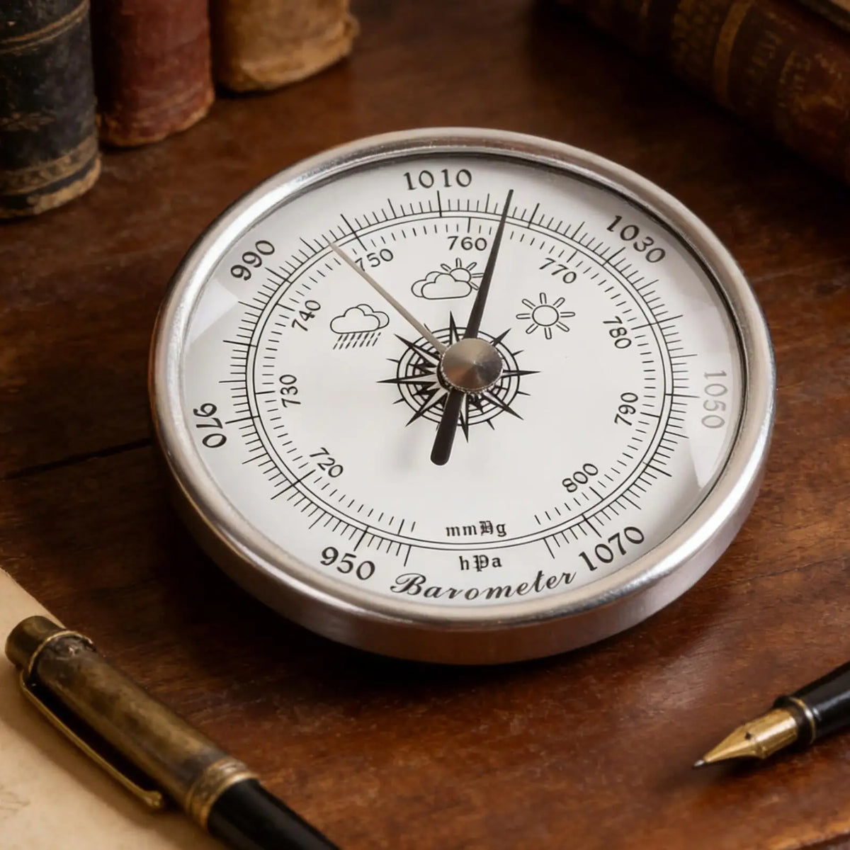 72mm Analog Barometer Hygrometer Thermometer – Fishing & Home Analog Weather Gauge PLUSH