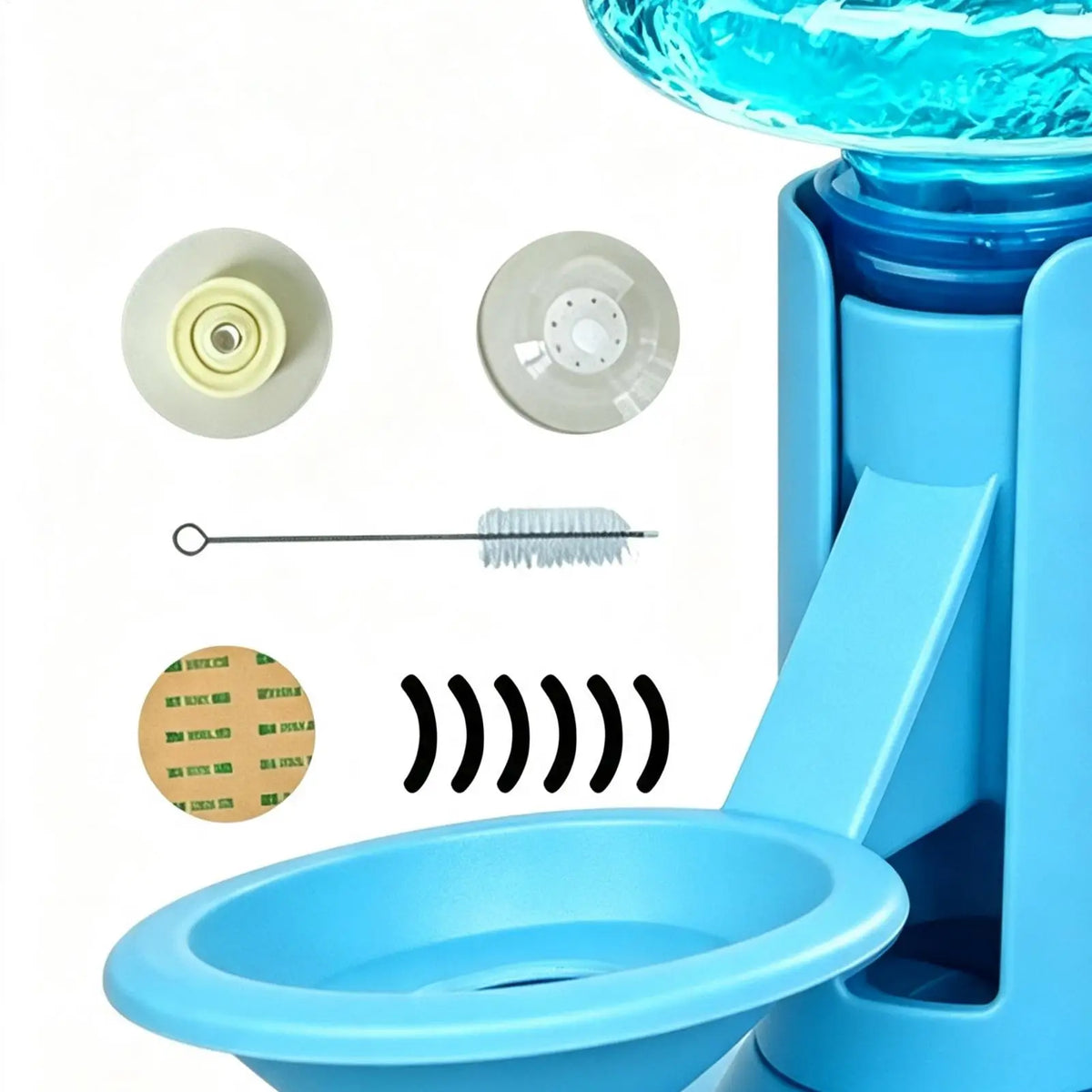 Gravity Pet Water Dispenser Stand for Cats & Small Dogs Pet Water Dispenser PLUSH
