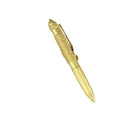 Tactical Pen Glass Breaker – Aluminum Alloy Survival EDC Tool Tactical Survival Pen PLUSH Gold